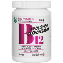 BioSalma B12 1mg + Folic Acid 100 st
