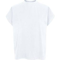 Noisy May Hailey Short Sleeve T-shirt - Bright White