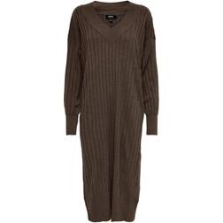 Only Tessa Knitted Dress - Brown/Chestnut
