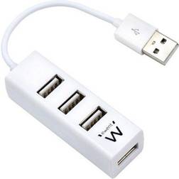 Ewent USB A-4USB A M-F Adapter