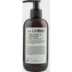 L:A Bruket 104 Hand & Body Wash Bergamot & Patchouli 240ml