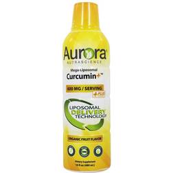 Aurora Mega-Liposomal Curcumin+ Organic Fruit 600mg 480ml