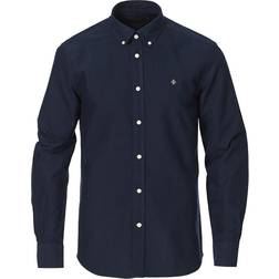 Morris Oxford Button Down Cotton Shirt - Navy