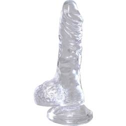 Pipedream King Cock Clear 4" Cock with Balls