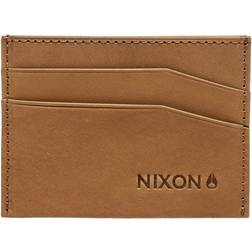Nixon Flaco Leather Card Wallet - Tan