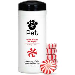 John Paul Pet Tooth & Gum Wipes with Peppermint Oil 45pcs