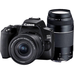 Canon EOS 250D + 18-55mm III + 75-300mm III