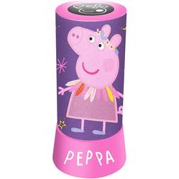 Peppa Pig Led Projektor Ljus Nattlampa