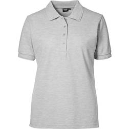 ID Ladies Pro Wear Polo Shirt - Grey Melange
