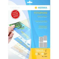 Herma Pockets for Postcards 10x15cm 10pcs