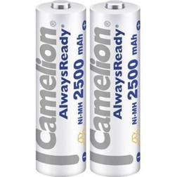 Camelion AlwaysReady Rechargeable Battery AA 2500mAh 2-pack