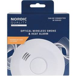 Nordic Quality Optical Wireless Smoke & Heat Alarm
