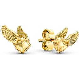 Pandora Harry Potter Golden Snitch Stud Earrings - Gold