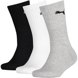 Puma Juniors Crew Socks 3 Pack - Grey/White/Black (100000965-003)