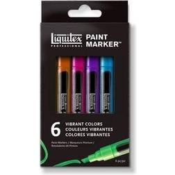 Liquitex Paint Marker Vibrant Colors 2mm 6-pack