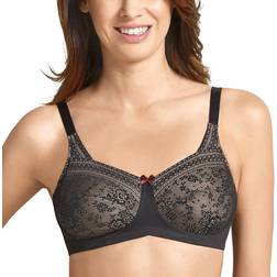 Anita Fleur Wire-Free Mastectomy Bra - Black