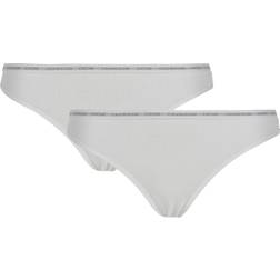 Calvin Klein CK One Thongs 2-pack - White