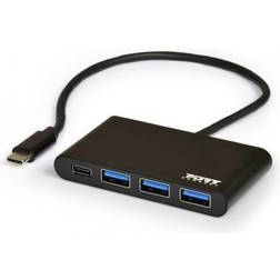 PORT Designs USB C-3xUSB A/USB C M-F Adapter