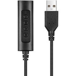 Sandberg Headset USB A - 3.5mm M-F 1.5m