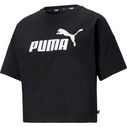 Puma Essential Logo Crop T-shirt - Black