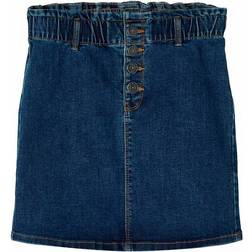 Name It High Waist Denim Skirt - Blue/Medium Blue Denim (13190855)