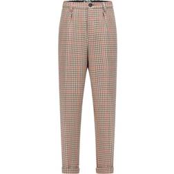 Hugo Boss x Russell Athletic Houndstooth Exclusive Logo Trousers - Medium Beige
