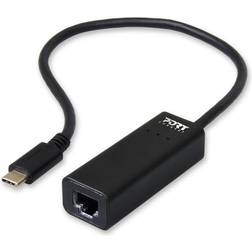 PORT Designs USB C-RJ45 M-F 0.3m