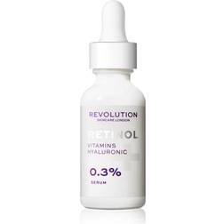 Revolution Beauty 0.3% Retinol with Vitamins & Hyaluronic Acid Serum 30ml