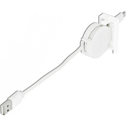 DeLock Retractable USB A-Lightning 0.5m