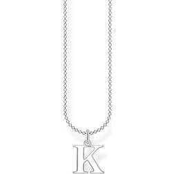 Thomas Sabo Charm Club Letter K Necklace - Silver