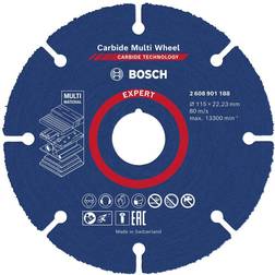 Bosch Accessories EXPERT Carbide Multi Wheel 2608901188 Separationspår rakt 1 st 115 mm 22.23 mm 1 st