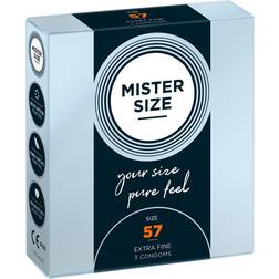 Mister Size Pure Feel 57mm 3-pack