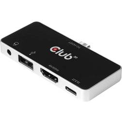 Club3D USB C-USB C/HDMI/USB A/3.5mm M-F Adapter