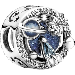 Pandora A Trip To The Galaxy Charm - Silver/Blue/Transparent