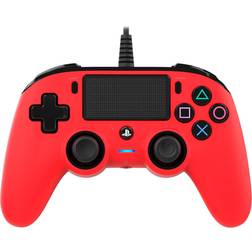 Nacon Wired Compact Controller (PS4) - Red