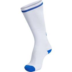Hummel Elite Indoor High Socks Unisex - High White/True Blue
