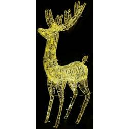vidaXL XXL Reindeer Jullampa 180cm