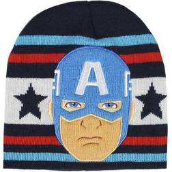 Cerda Hat with Applications Avengers Capitan America - Navy Blue (2200005890)
