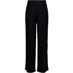 Only Wide Fitted Trousers - Black