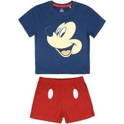 Cerda Mickey Single Jersey Short Pyjamas - Navy
