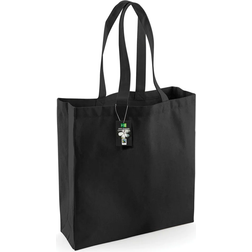 Westford Mill Fairtrade Cotton Classic Shopper Bag - Black