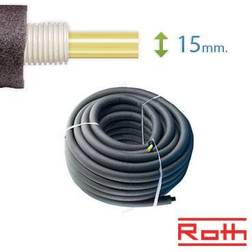 Roth Universal Pex Rör-i-Rör med isolering 15 mm till vatten och värme (60 m)