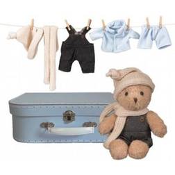 Egmont Toys Nallebjörn med kläder i väska
