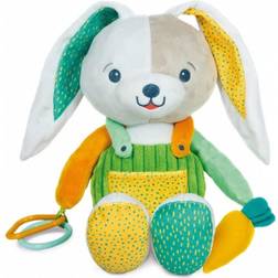 Clementoni Baby Benny the Bunny mjuk kanin-gosedjur till baby multisensorisk stimulering 31 cm