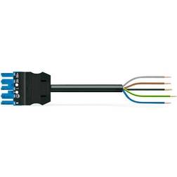 Wago Winsta Connecting cable 4m hf eca socket/open-ended blue