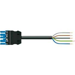 Wago Winsta Connecting cable 3m hf eca socket/open-ended blue