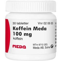 Meda Koffein tabletter 100mg, 30st