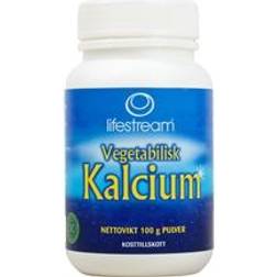 Lifestream Kalcium vegetabiliskt pulver, 100g