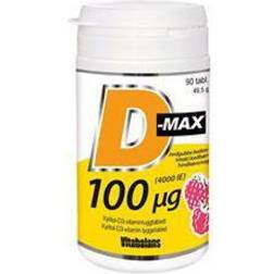 Vitabalans D-max, 100 µg 90 tuggtabletter