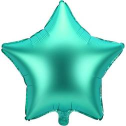 PartyDeco Foil Ballons Star 48cm Green